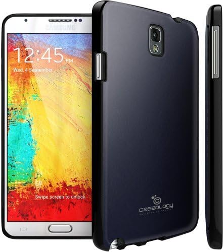 Galaxy Note 3 case, Caseology? [Leather Skin] [Navy Blue] Premium PU Leather Cover [Shock Absorbent TPU] Samsung Galaxy Note 3 case