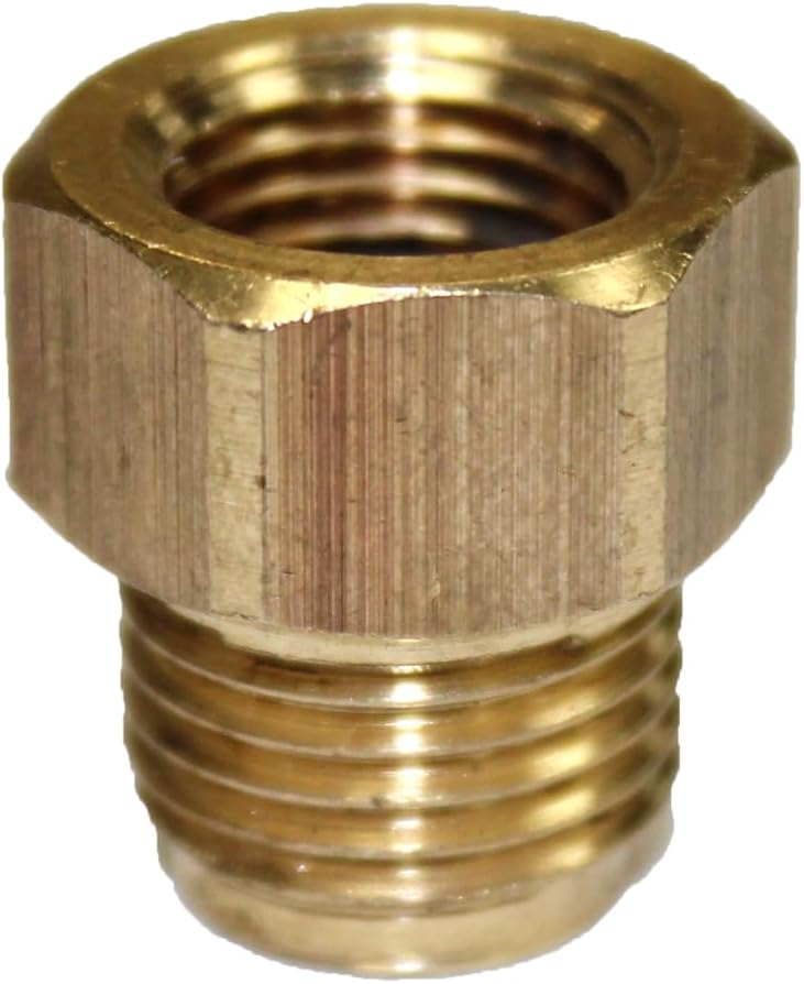 Brass Brake Line Adapters 3/16" (3/8" -24) 1/4" (7/16" -24) - Each