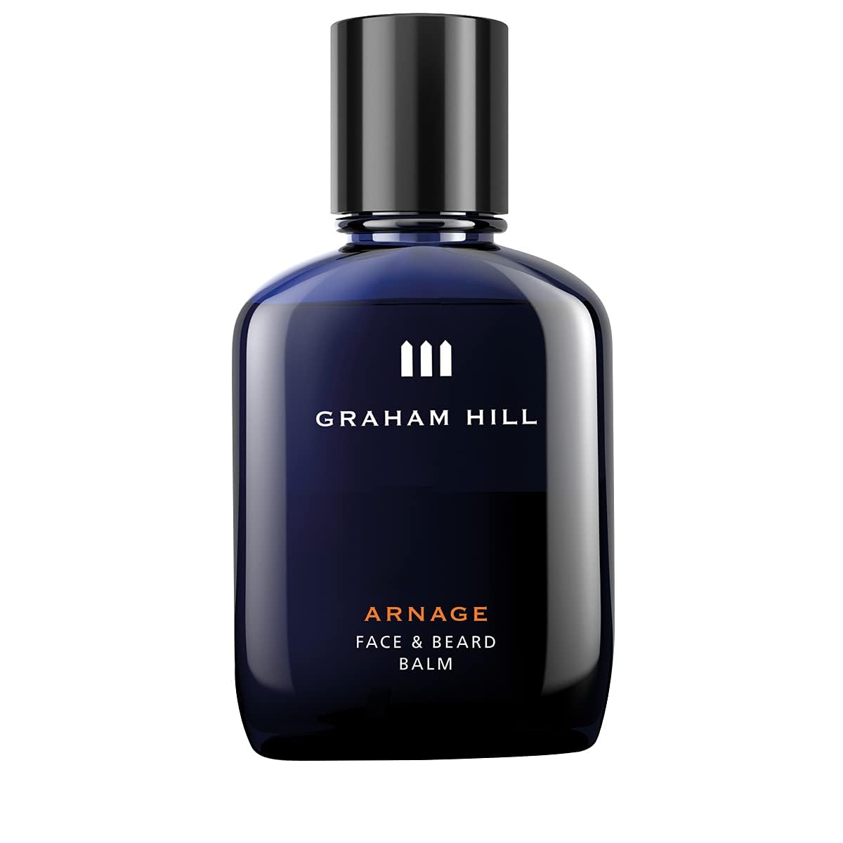 Graham Hill Arnage Soothing & Refreshing Face and Beard Balm for Men, 100ml - Men's Face Moisturizer, Vegan Beard Moisturiser for Men with Panthenol, Jojoba Oil & American Cuckoo Flower