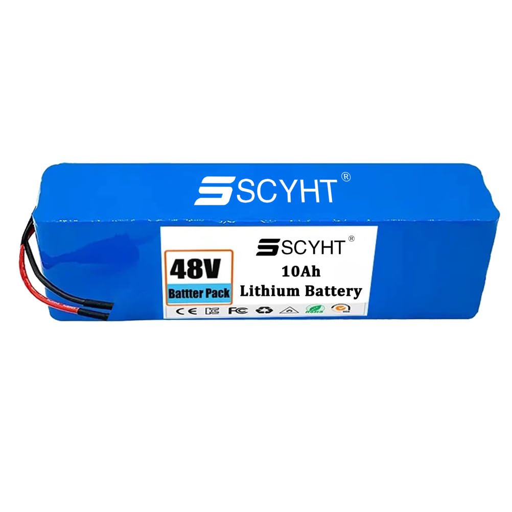 Akumulator litowo-jonowy 48 V 10 Ah Akumulator wymienny 10 Ah Akumulatory litowe 48 V Akumulatory hulajnóg do deskorolek do silników 250 W - 500 W z systemem BMS