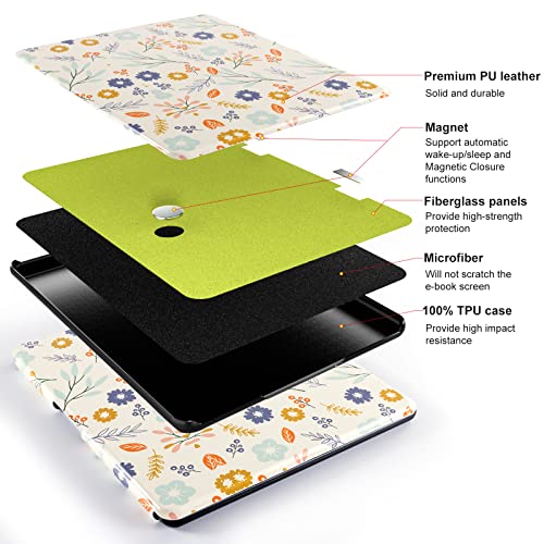Image of CoBak Case for Kindle Scribe - All New PU Leather Cover with Auto Sleep Wake Feature for Kindle Scribe 10.2 inch 2022 & 2024 Released with Pen Holder