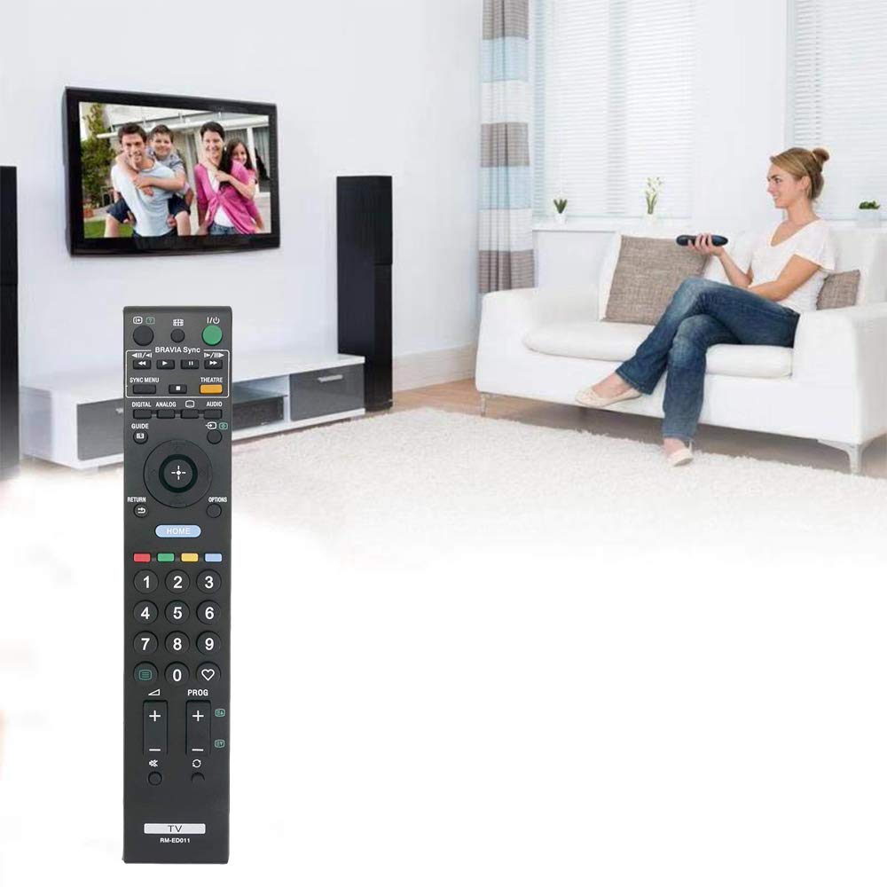Remplacement Telecommande Sony RM-ED011 pour telecommande TV Sony Smart LCD LED HD TV