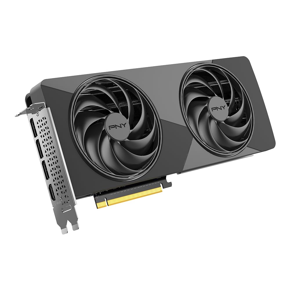 PNY Tarjeta Gráfica GeForce RTX™ 5070 12GB Slim OC Dual Fan 2-Slot