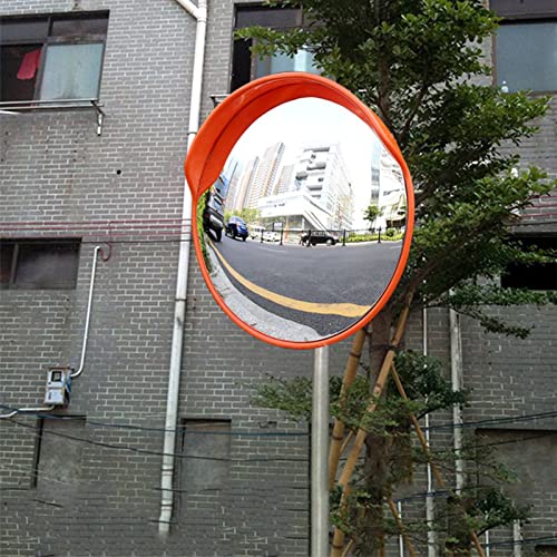 Miroir convexe de sécurité 60 cm pour trafic routier et vue panoramique de magasin