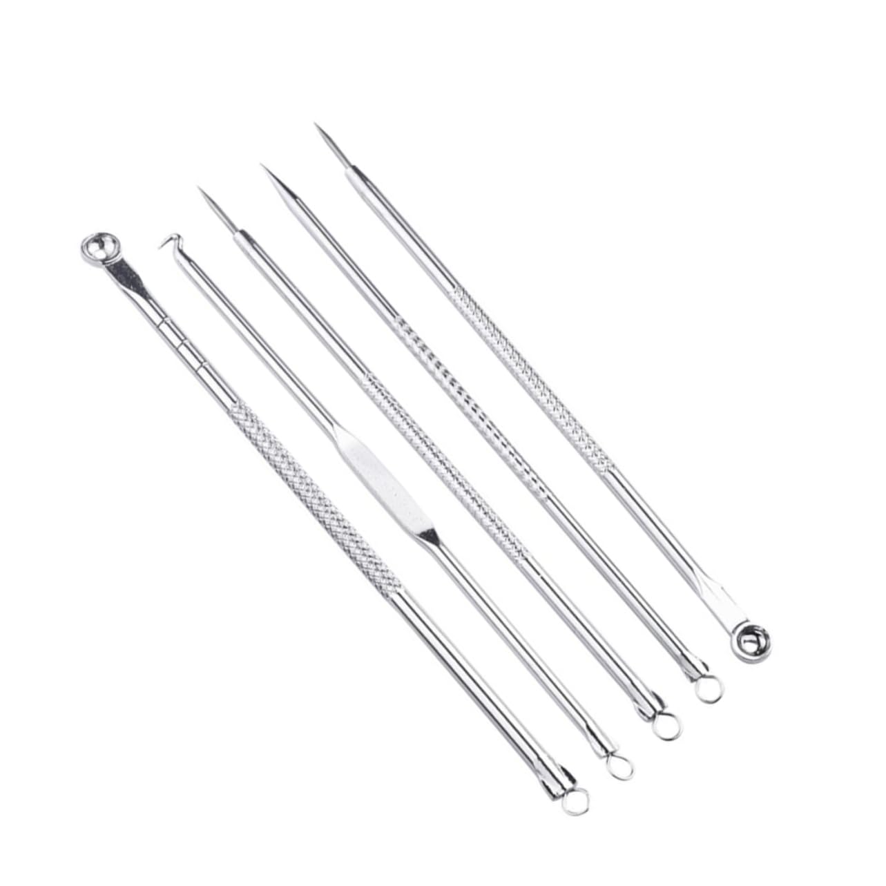 FOYTOKI Pimple Popping Tool Set Pcs Removal Blackhead Facial Suction Pore Cleaner Removal Kit Includes Case