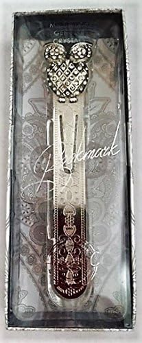 Argento Owl Bookmark with Crystals