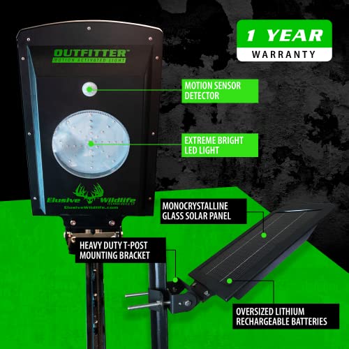 image for Elusive Wildlife | Kill Light Outfitter Solar-Powered Feeder Light - N