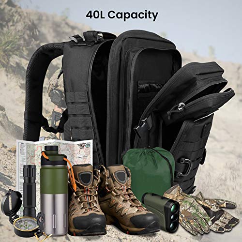 Marmot Tactical Backpack Molle Backpack Military Bag Army 3 Day Assault Pack 40L Rucksack #TOP7