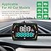 Digital GPS Speedometer, High Accuracy HUD Head Up Display for Car Universal Fit for Vehicles