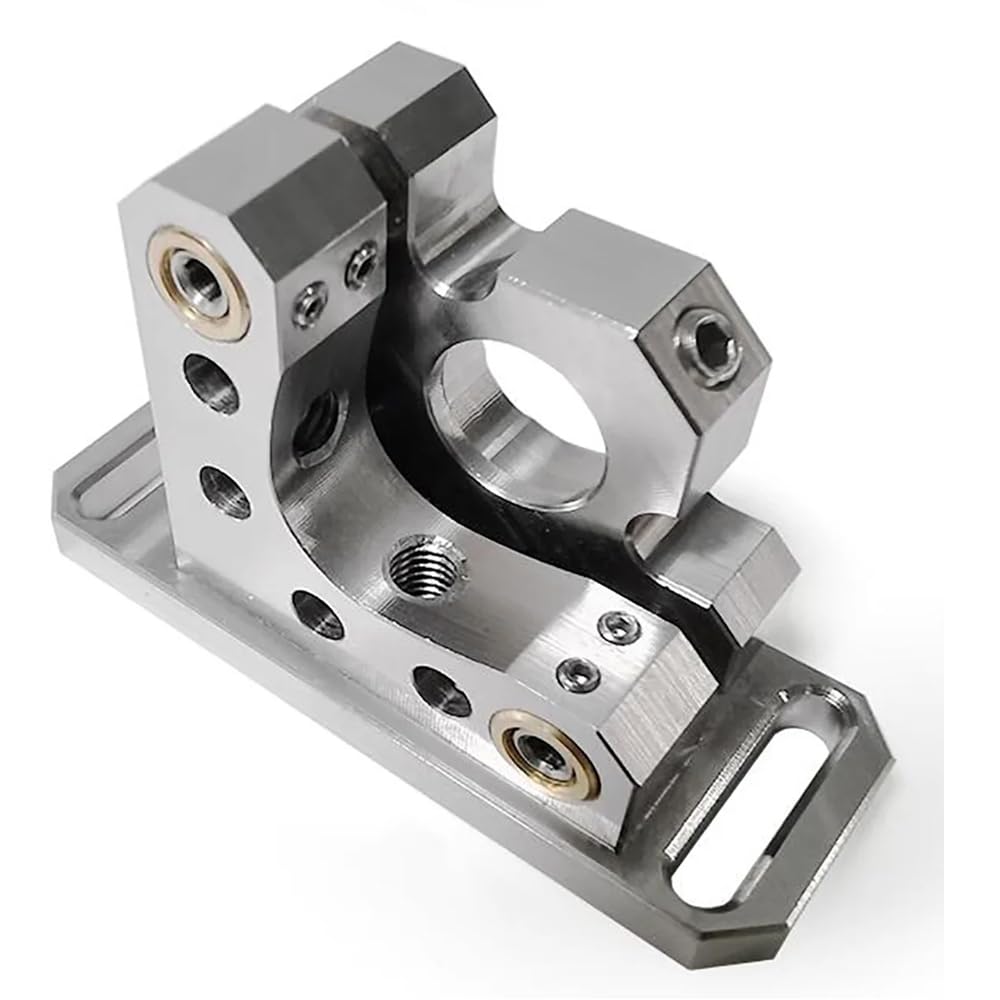 iDili 1/2 Inch Optical Experimental Stainless Steel Adjustment Mount Component Two-dimensional 12mm Lens Reflection Bracket