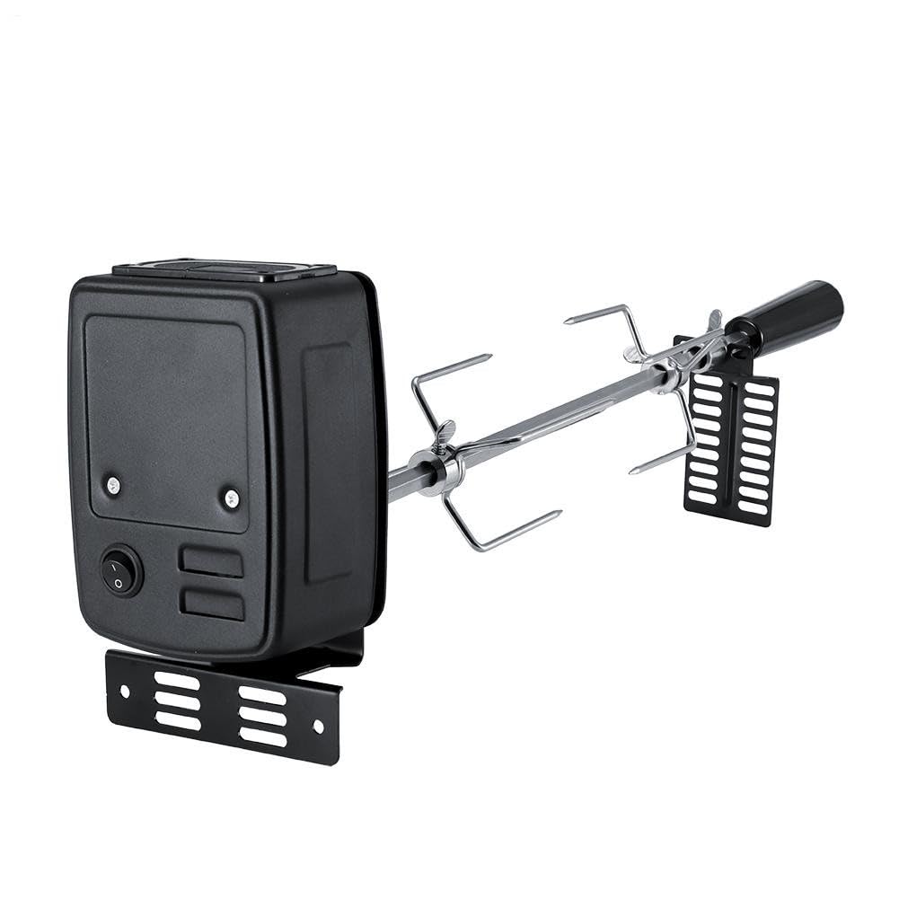 Rotisserie Grill Automatisch - Mit Drehspieß Griffen - ßgrill Für | Außenbereich, Elektrischer Automatischer, Rotisserie-Grill Für Den Außenbereich, Grillzubehör Für Für Camping-Picknick