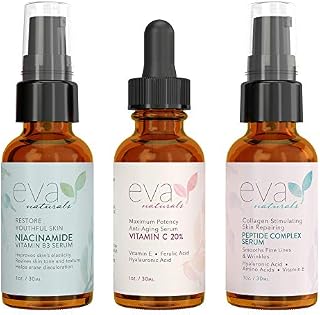 Natural Firm & Glow Skincare Set of 3 Serums – Skin Care Kit