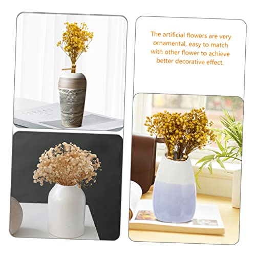 Flores secas Babys Breath 6 pcs para decoración natural miniatura 5