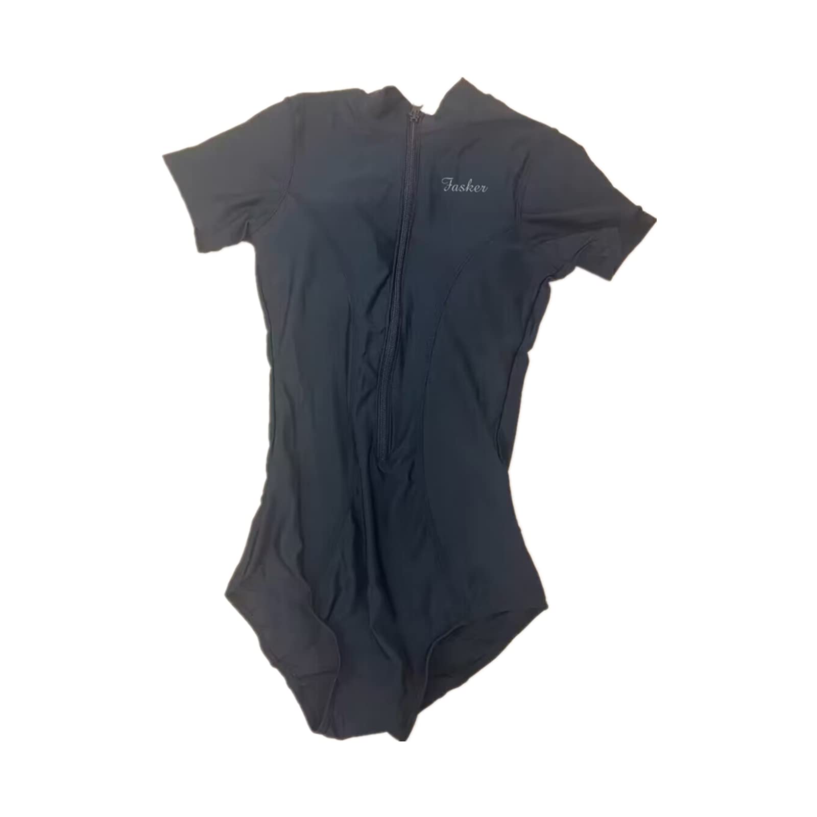 Women One Piece Swimsuit Vintage High Neck Swimwear,Black,s