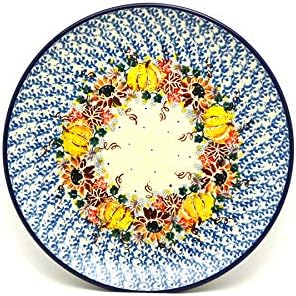 Polish Pottery Plate - 10" Dinner - Unikat Signature - U4741