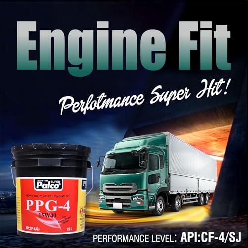Image of PALCO PPG-4 15W40 | API:CF-4 /SJ & MB 228.1 Multigrade Engine oil for Diesel Commercial Road Transport & Off Highway Vehicles | New Generation Automotive Vehicles | 15 Litres