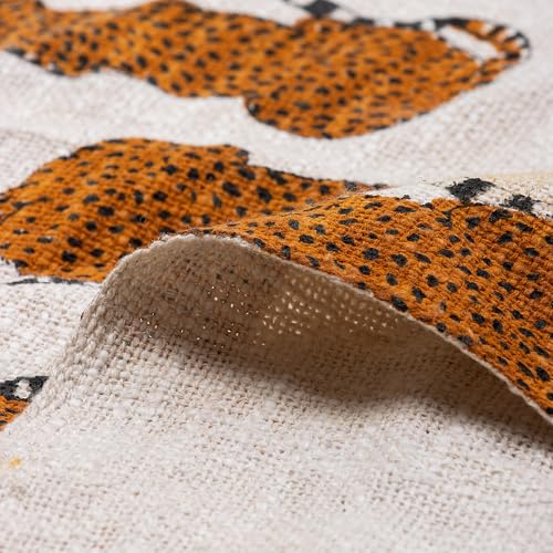 Image of 100% Cotton Handblock Floral Print Sofa Throw Blanket for Couch & Diwan, Car, 50x60 Inches (Brown-Multi 02)