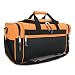 DALIX 19" Blank Sports Duffle Bag Gym Bag Travel Duffel with Adjustable Strap in Orange