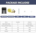 Allucky-1500LBS-Wheel-Chock-Tie-Down-Kit-for-Trailer-Pickup-Trucks-ATV-RZR-Lawn-Mower-UTV-Tie-Down-Straps-Heavy-Duty-Trailer-Tire-Straps-System4-Wheel-Set