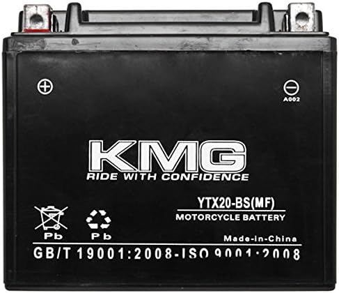 YTX20-BS Battery Compatible with S.O.S. Marine MFG All Models 0-2011 Sealed Maintenance Free 12V Battery High Performance OEM Replacement Powersport Motorcycle ATV Scooter Snowmobile Watercraft