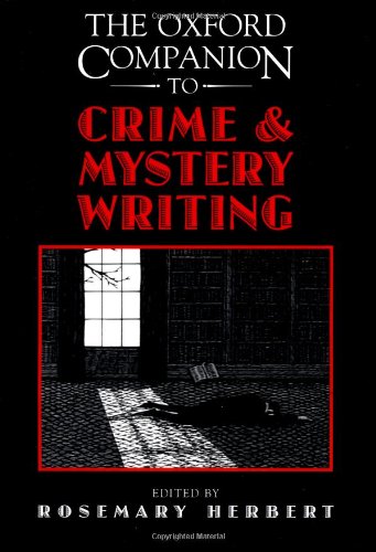 The Oxford Companion To Crime And Mystery Writing #TOP19