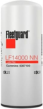 LF14000NN Fleetguard, Lube Filter Pack of 1