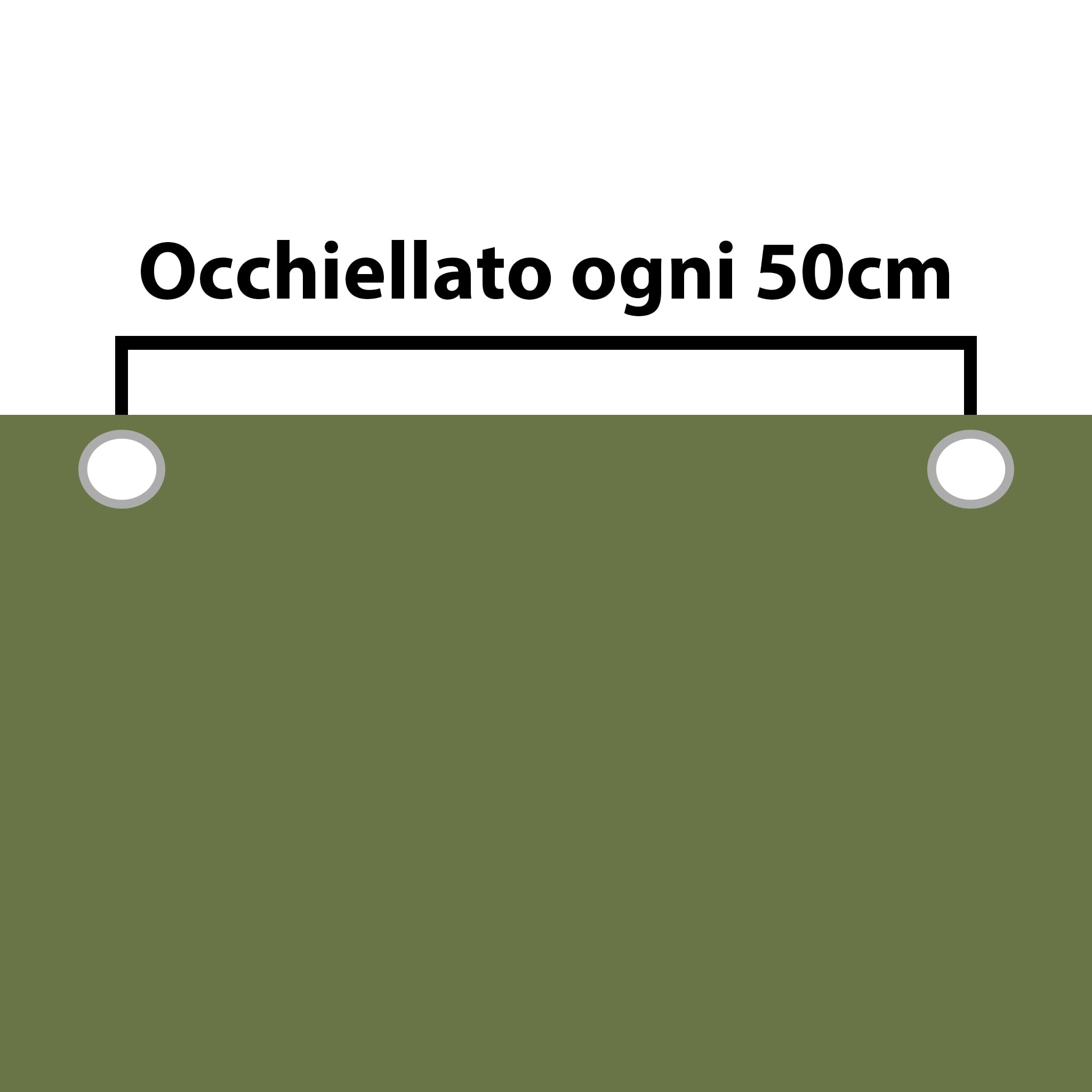Telo Impermeabile da Esterno - 300 g/m² Telone con Occhielli Rinforzati, Resistente ai Raggi UV e agli Strappi, per Barche, Legna, Piscine, Mobili da Giardino, Auto - Verde (3mt x 4mt)
