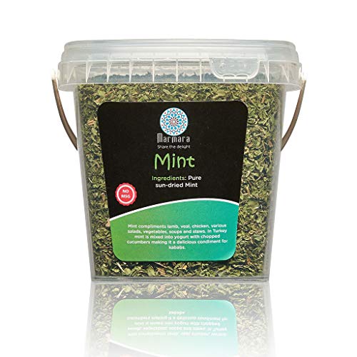 Mint Pure Dried Seasoning Herb Mix All Natural Premium Mediterranean No Preservatives No MSG by Marmara 2.5 ounce