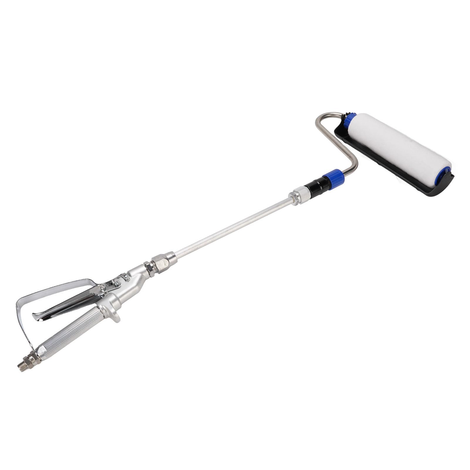 Pincel de Rodillo de Pintura Eléctrica, Rociador sin Aire Autosventado con de Extensión de Aleación de Aluminio, Marco de Rodillo de Acero Inoxidable para Uso de Pintura
