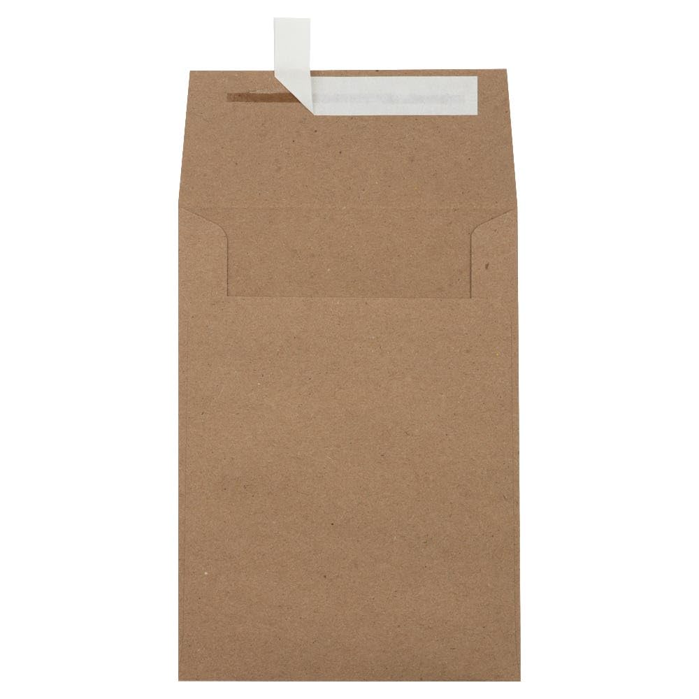 LUXPaper A6 Briefumschläge – Selbstklebend, Quadratische Klappe – 11,9x15,2 Cm, 50 Stück – Misty Rose