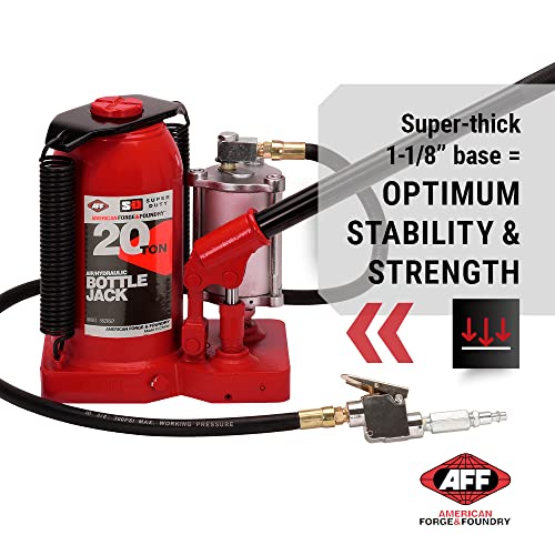 AFF 20 Ton Bottle Jack - Manual & Air Assist Hydraulic Jack for Lifting Heavy Trucks & Equipment - Super Duty by AFF - Image 4
