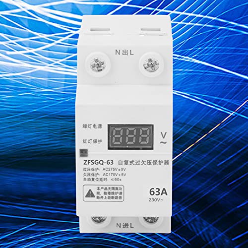 Relé de Tensão, relé de Proteção de Tensão, Reconexão Automática Ajustável, Protetor de sobre e Subt