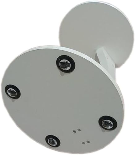 Miniatura 6 de Mesa auxiliar en forma de C para sofá en lugares pequeños, mesa auxiliar redonda ahorradora de espacio para sofá y mesita de noche con rueda,