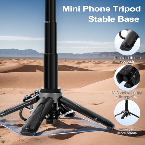 50% Off 3-in-1 Mini Tripod Selfie Stick with Remote Control