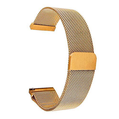 Bracelet de montre en métal élégant avec boucle en acier inoxydable robuste