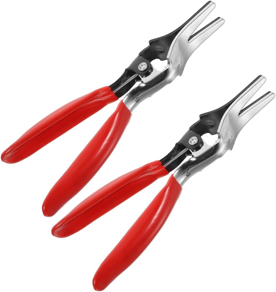 iplusmile 2pcs Auto Hose Removal Pliers Lightweight Mechanic Tool for Line and Vacuum Hose Disassembly Secure Grip Separator for Tight Spaces Effortless Automotive Repairs