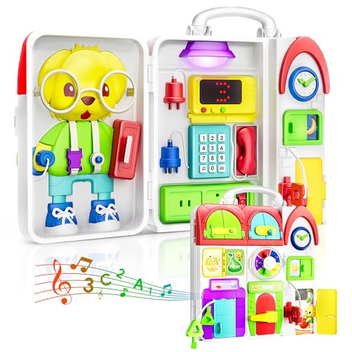 Image of Montessori Toys for 1 Year Old Boy Girl, Bilingual Learning Educational Toys for 1-2 Year Old, 1st Birthday Boy Gifts for Girl, Fine Motor Development for Baby 12-18 Months