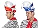 Produktbild Stekarneval Rot Hut, 100% Polyester, Unisex-Erwachsene, Maskerade, Militär