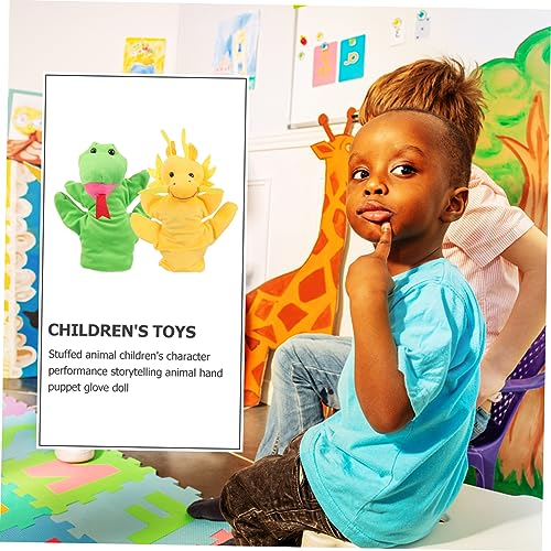 SEWACC 10 Pçs Fantoche Animais Pais-Mão Contação De Histórias Boneca Interativa Pano De Pelúcia
