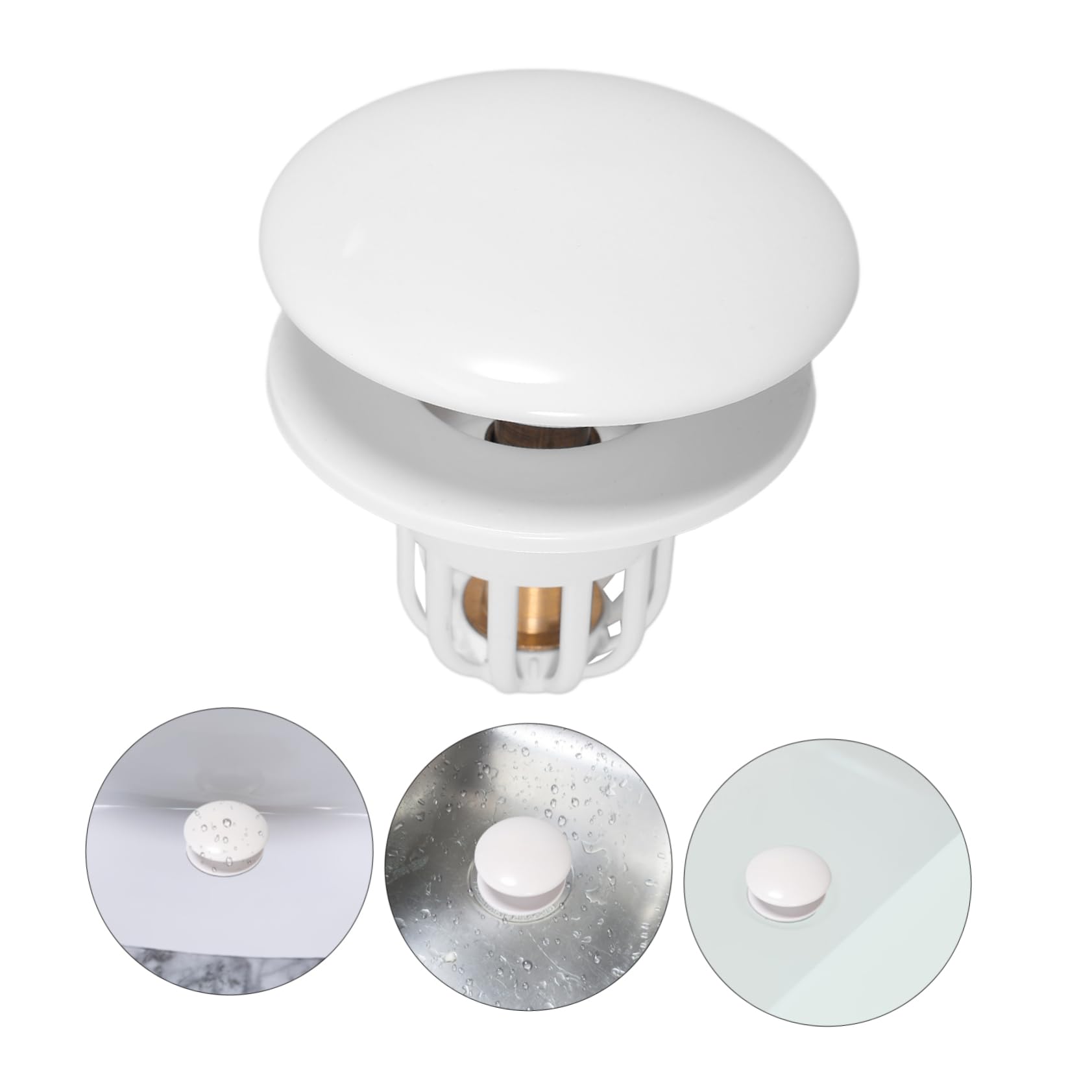 Gadpiparty 5piezas Tapón De Desagüe De Núcleo para Lavabo Filtro Antibloqueo y Prevención De Olores Accesorio para Baño y Cocina