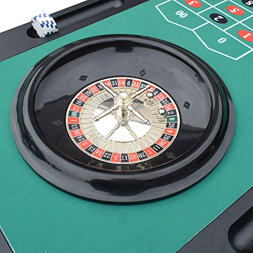 Hathaway Unisex Adult Classic Monte Carlo 4 In 1 Casino Game Table, Black, Craps And Bar Table Includes Accessories Us #TOP2