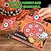 AMOS Halloween Pizza Gummy & Eyeball Marshmallow Candy – Fun, Gross-Looking Treats for Kids, Parties, Birthdays & More – 180g Bag