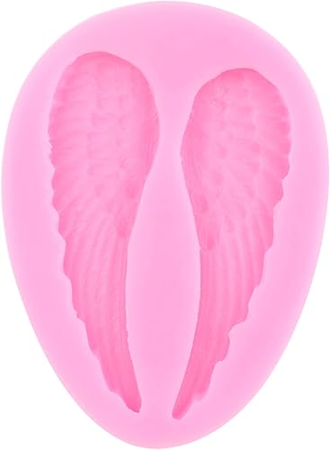 Miniatura 6 de LKDQUTHM Moldes de plumas para fondant, moldes de silicona para decoración de pasteles de azúcar, decoración de cupcakes, pasta de goma de