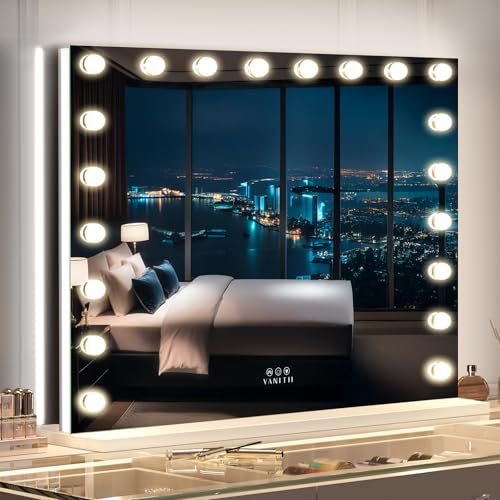 VANITII Large Vanity Mirror with 20 Bulbs Lights 40