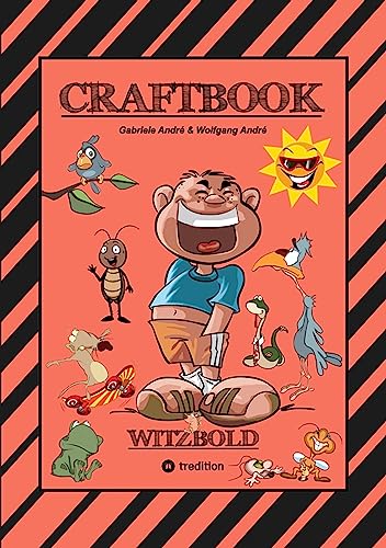 CRAFTBOOK - WITZBOLD - LUSTIGE MOTIVE - AUSMALVORLAGEN - BASTLE FLOTTE FLUGFLITZER - RÄTSEL - BENNY