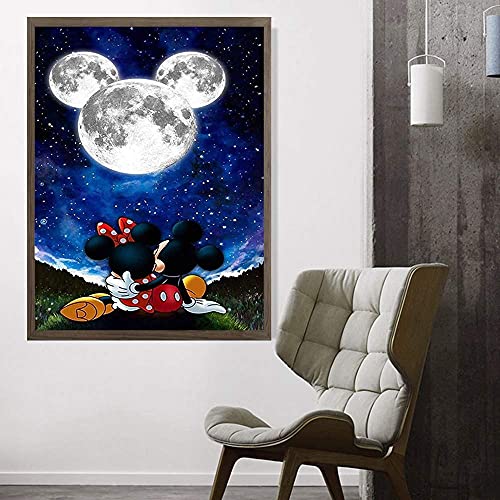 Generies 5D DIY Full Drill Diamant-Mal-Kit Arts Craft Home Decor Cartoon Anime-Serie Süße Mäuse (30X40CM) – Bild 5