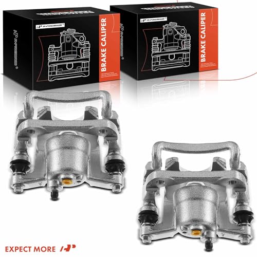 A-Premium Disc Brake Caliper Assembly with Bracket Compatible with Select Toyota Models - Venza 2009-2016 - Rear Driver and Passenger Side, 2-PC Set by A-Premium - Image 8