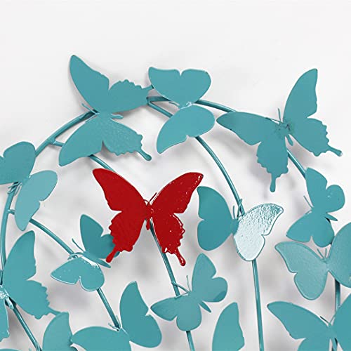 Fkka Butterfly Wall Art, Infinity Heart Metal Wall Art, Butterfly Wall Decor For Living Room|Bedroom|Bathroom, Easy Hanging With 1 Hanger Hole,Gift #TOP4