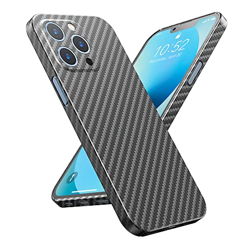 Phone Case Compatible with iPhone 14pro max，Real Kevlar Aramid Fiber Made Slim Fit Ultra Thin Light Wearproof Drop Protection by POMIVED - Used condition - CA$32.21