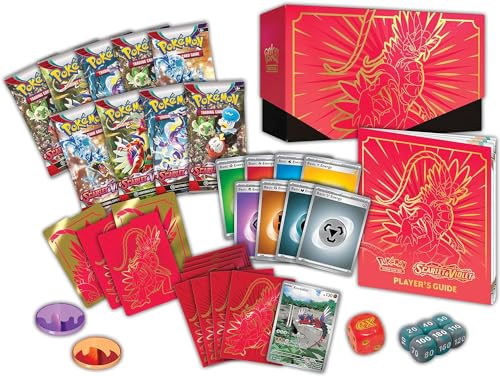 Pokémon TCG: Scarlet &#038; Violet Elite Trainer Box (Miraidon Purple or Koraidon Red, Random Color)